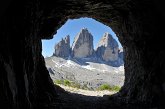 094 Le Tre Cime di Lavaredo viste dalle trincee