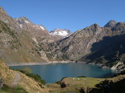 Lago del Barbellino, sullo sfondo monte Torena m. 2911