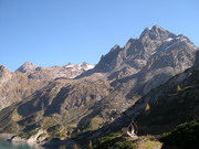 panorama dal Rifugio, Pizzo Recastello m. 2886