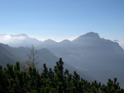 panorama verso Lizzola, piste di sci