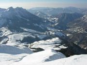 panorama sulla conca di Oltre il Colle