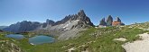 100 Panoramica Laghi dei Piani - Monte Paterno - Tre Cime di Lavaredo