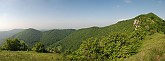 09 04136 Panoramica dal Canto basso verso la valle del Braghizza e Maresana